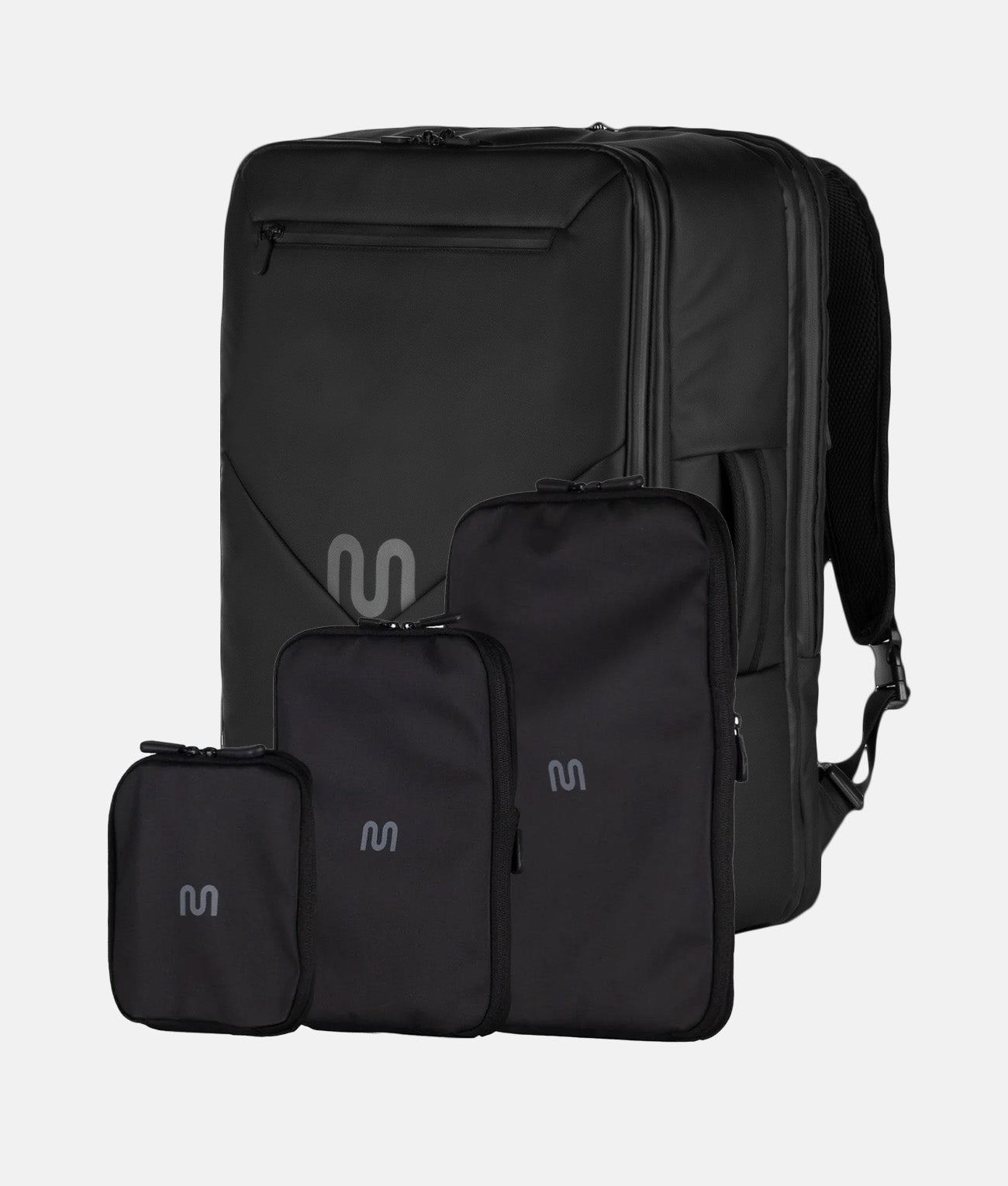 Backpack with packing cubes on sale