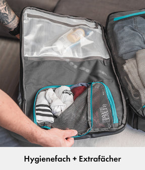 Ultimate Travel Bundle M – Travel Backpack Ultimate 2 + Packing Cubes + Toiletry Bag