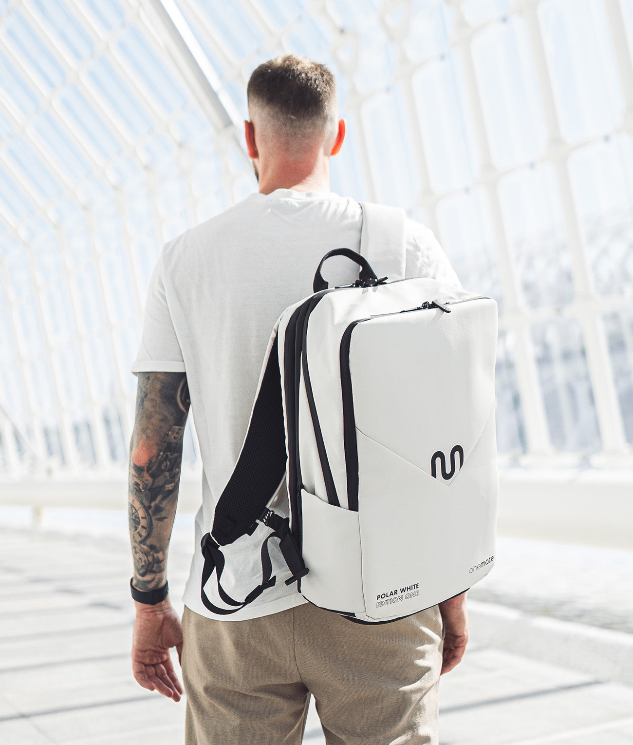 Backpack Pro POLAR WHITE - EDITION ONE