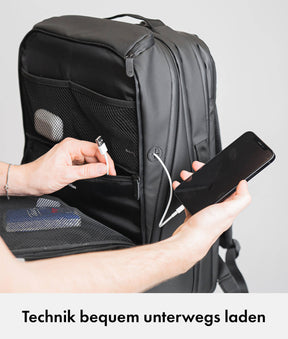 Pro Travel Bundle L – Travel Backpack Pro + Packing Cubes + Toiletry Bag + Tech Organizer